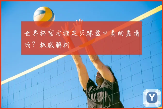 世界杯官方指定买球盘口真的靠谱吗？权威解析